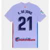 Virallinen Fanipaita FC Barcelona Frenkie De Jong 21 Vieraspelipaita 2021-22 - Miesten